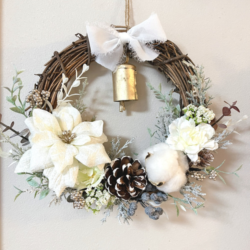 カウベルのクリスマスリース クリスマスリース クリスマス リース ベル