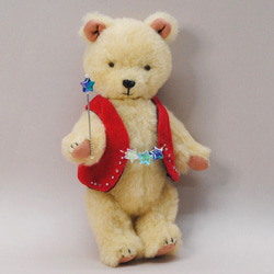 テディベア 赤いチョッキ18cm ぬいぐるみ すずきまみ 通販 18376221