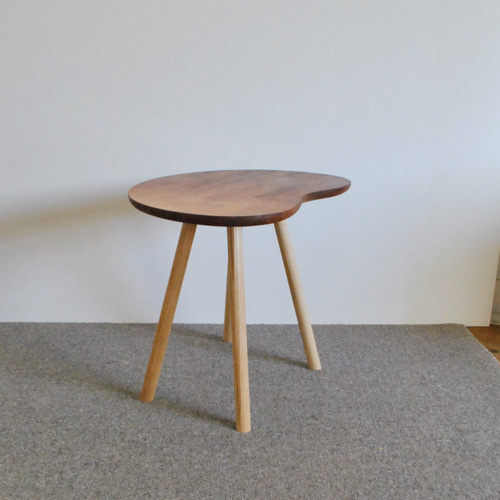 レトロな そら豆サイドテーブル 机・デスク きまま製作所 通販