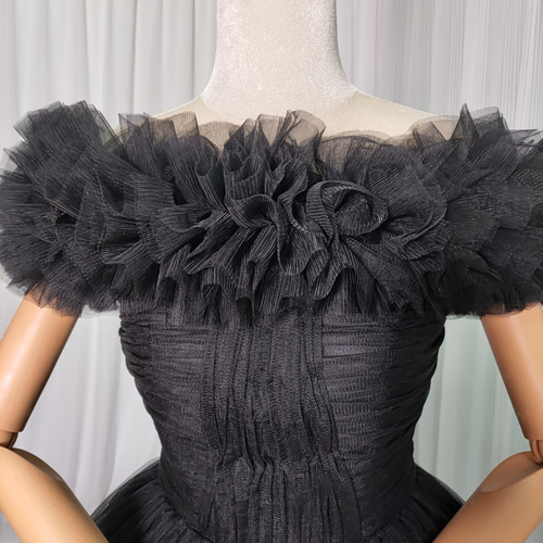 送料無料！ウエディングドレス カラードレス 取り外しオフショルダー  