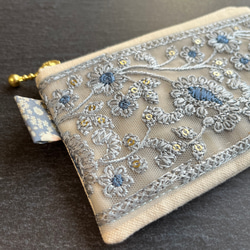 user_ffb2b6f0 おまとめ インド刺繍リボン×合皮 ポーチ user_ffb2b6f0様専用 おまとめ インド刺繍リボン×合皮 ポーチ