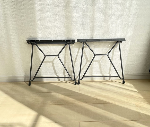 折りたたみローテーブル用オリジナルアイアンレッグ 2型 DIY