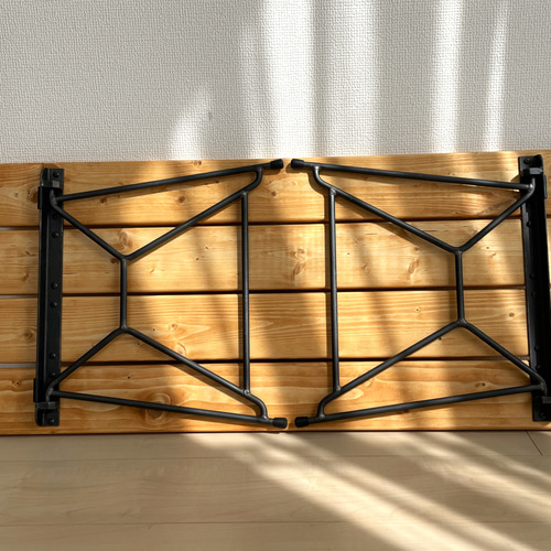 折りたたみローテーブル用オリジナルアイアンレッグ 2型 DIYパーツ