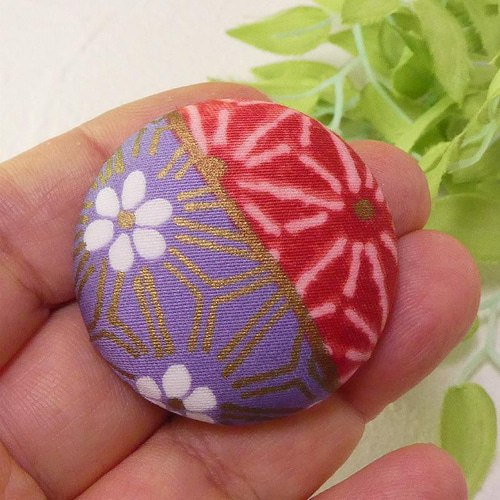 大) 「九谷焼-3.」非売品テキスタイル 38ミリ(大) 仕立ての選べる