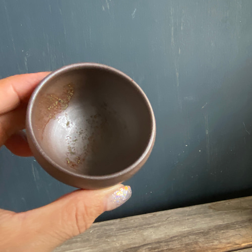 備前土のお酒の美味しい焼締のお猪口 送料無料 おちょこ・ぐい呑み