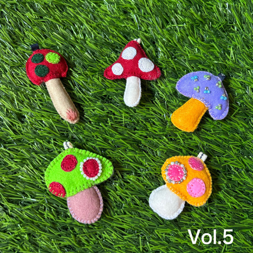 きのこはむ 華々しい毒きのこのストラップ vol.5 バッグチャーム popoki_haru 通販