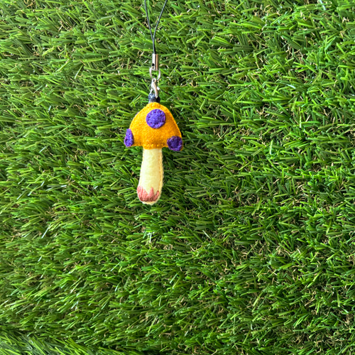 華々しい毒キノコのストラップ/キーホルダー vol.8 携帯ストラップ