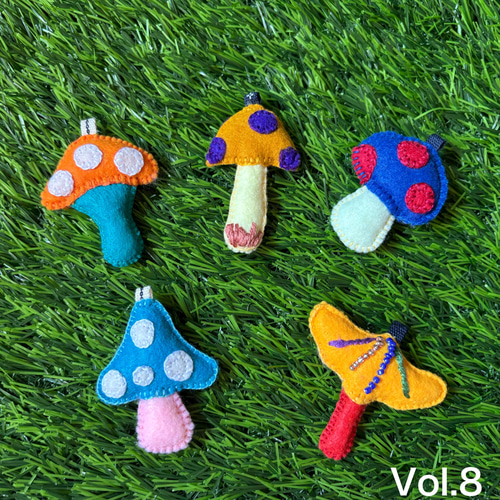 華々しい毒キノコのストラップ/キーホルダー vol.8 携帯ストラップ