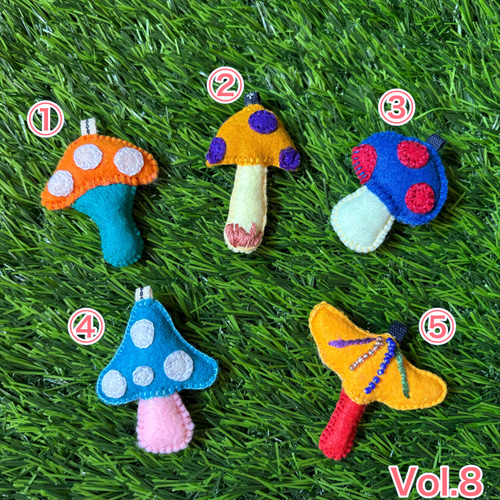 正規品stringtingキノコスター ストラップ カラフル string Ting