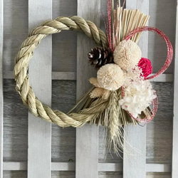 2026年しめ縄　ピンポンマム　ホワイト　冬支度　しめ縄　お飾り　正月飾り　お正月飾り　しめ飾り　2026 9枚目の画像