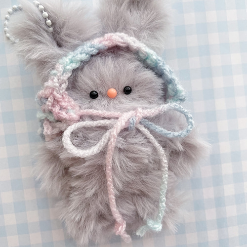 モールドールうさぎキーホルダー♡バブーシュカC (完成品) ぬいぐるみ