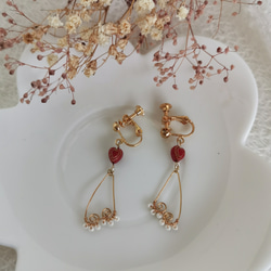 ワイヤーアクセサリー(天使の羽) イヤリング ピアス