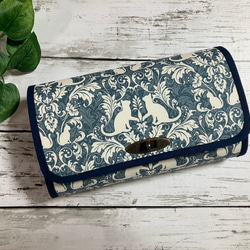 ハンドメイド 長財布 お財布バッグ やりくり財布 マスク入れ カード