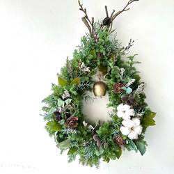 ラムズイヤー ドライフラワー ハーブのリース ドライフラワー atelier