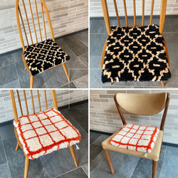 ノッティング織りの椅子敷_2 クッション・クッションカバー