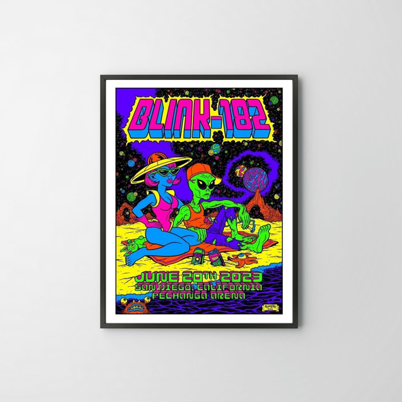 Blink-182 ポスター | パンクロック｜90年代音楽 ハードコア