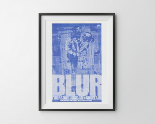 BLUR ブラー リバーシブルポスター 僕がデザインしたブラーのポスター！！！ : r/blur