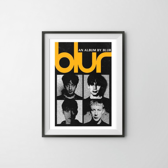 Blur ポスター | パンクロック｜90年代音楽 ロック フライヤー