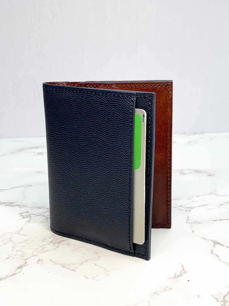 日本製　上質　イタリアンレザー　撥水　超薄型スマート　コンパクト　上質　ウォレット　マルチ　財布