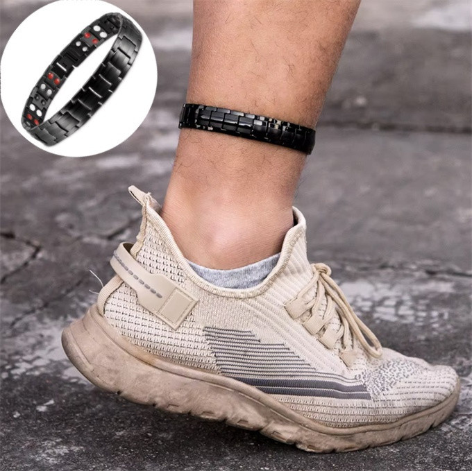 アンクレット 電磁波対策 ステンレス鋼 チタン鋼 ジュエリー 磁気 ブレスレット バングル 高磁石 瞑想 SSP202 5,319円