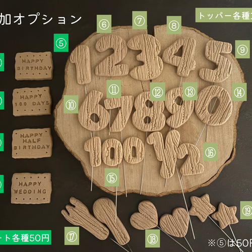 イチゴのクレイケーキ 2段飾り付き バースデー 誕生日 ウェディング