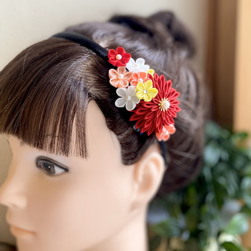 上質な髪飾りで豊かなハレの日を～ 七五三髪飾り カチューシャ 3歳様