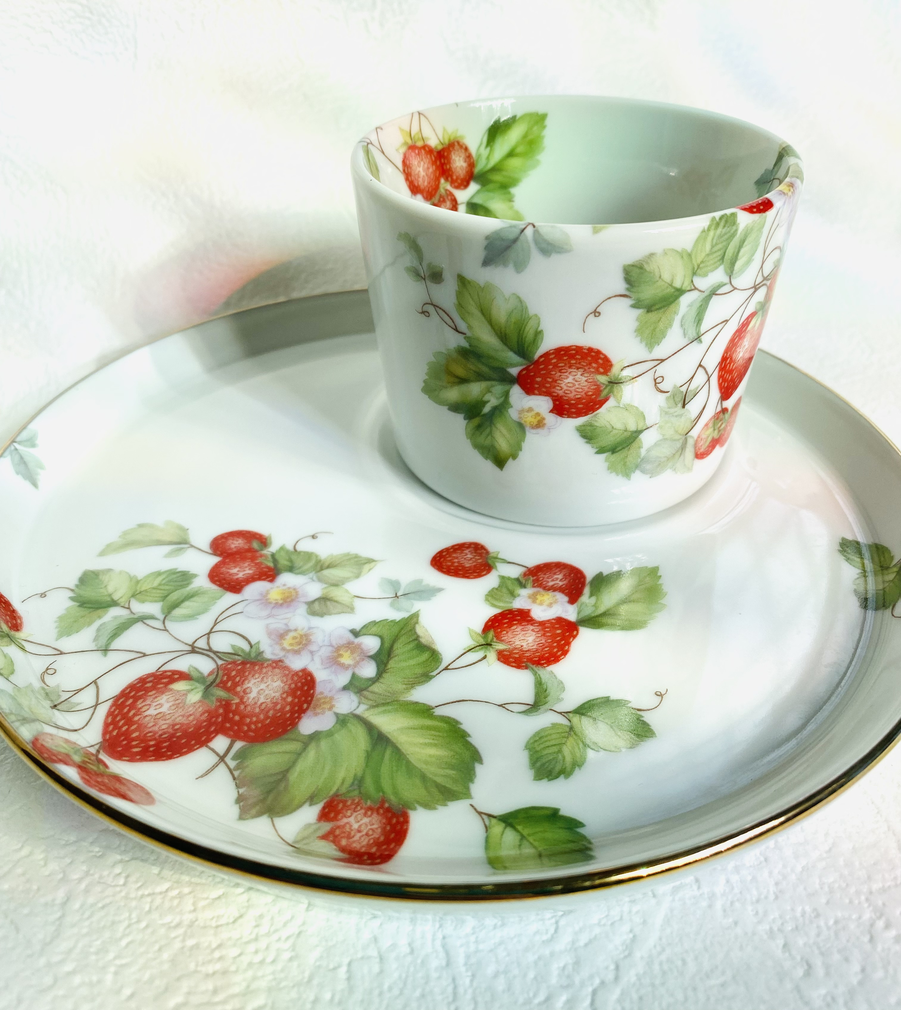 いちごのカフェプレート