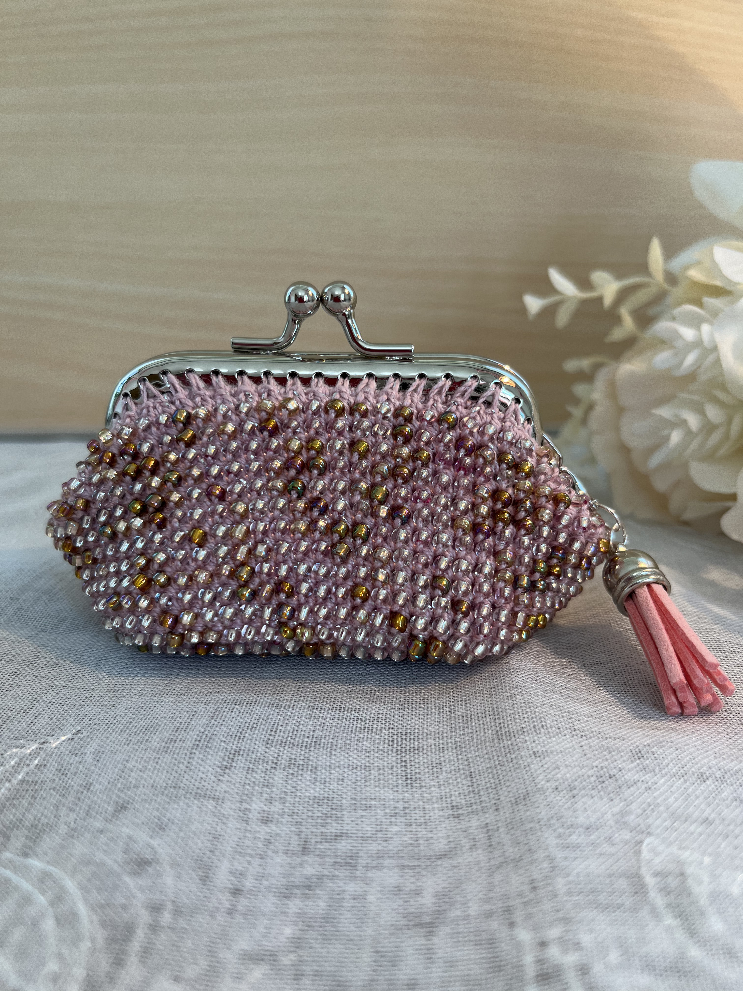 ビーズ ☆37 ハンドメイド がま口