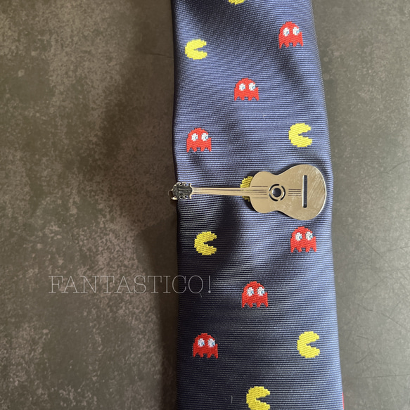 僕の好きなことネクタイピン】ギター型ネクタイクリップ♪プレゼント