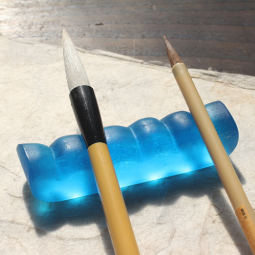 ガラス製 書道具 筆置き 筆架 空 書道 水硝舎 すいしょうしゃ 通販