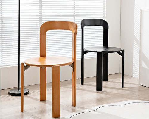 Scandinavian Design シンプル チェア オーク無垢材 2脚セット