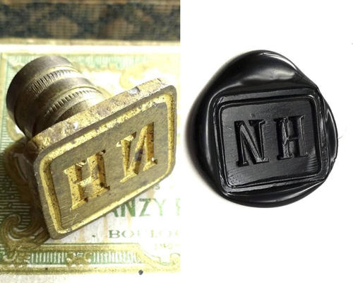 【希少】フランスアンティーク　陶器製インクホルダー　シーリングスタンプハンドル付 fit=scale-down,w=1200
