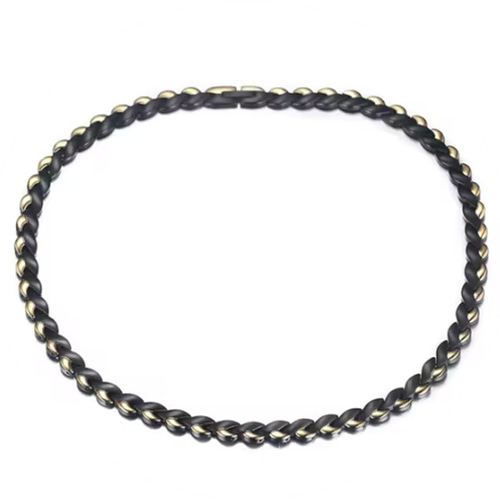 磁気ステンレススチール ネックレスとブレスレット セット 磁気ブレスレット ステンレス 磁石 H クロス チェーンブレスレット