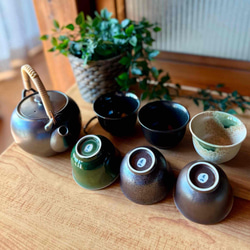 Arks　石狩焼木の葉皿　山茶窯麦酒杯 麦山窯 】煎茶 湯呑み ポット・急須 bakuzangama 通販 18379731