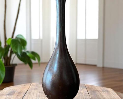 中国　古銅　花瓶　一輪挿 高さ14cm 時代物 中国 古銅 花瓶 一輪挿 高さ14cm 時代物 中国 古銅 花瓶 一輪挿 高さ