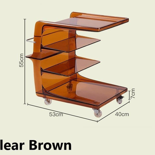 サイドテーブル 4段 キャスター 付属 おしゃれ 北欧 マガジンラック
