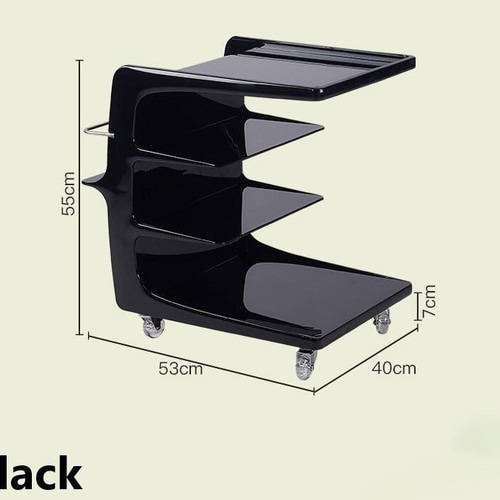 サイドテーブル 4段 キャスター 付属 おしゃれ 北欧 マガジンラック