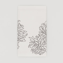 京友禅　金封袱紗（ふくさ）『ONE TONE』　菊　モノトーン　 4枚目の画像