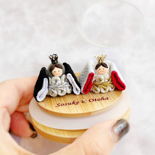 ウェディング 可愛い小さな 置物 記念日 結婚祝い ウェルカムドール