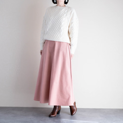 12/15まで限定販売】フレアスカート 軽くてあったかいコットン