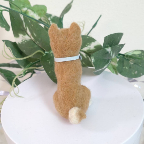 羊毛フェルト 柴犬 ぬいぐるみ 約20cm Yahoo!オークション - mofumofu 羊毛フェルト の柴犬の