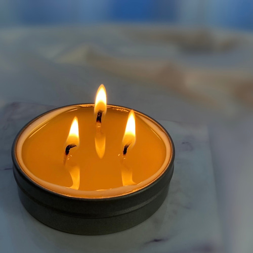 蝶/アロマソイキャンドルかわいい飾りパーツTRINITYリラックスタイムに