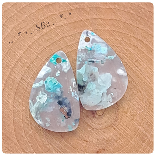 クリソコラ・イン・カルセドニー Sサイズ SB1～9 天然石 ☆buchuchu