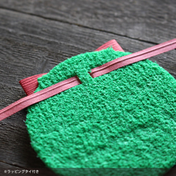 ギフトタグ クリスマス用 ※リボン・ラッピングタイ付き 円形 55×55mm 7枚目の画像