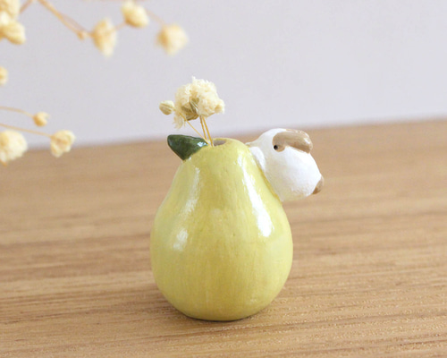 笠間焼　外山亜基雄　花瓶　花器　一輪挿し　うさぎ　兎 新 モデル家具・インテリア - 笠間焼 外山亜基雄 花瓶 花器