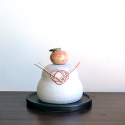 【引取り限定】陶器製★ミラー飾り枠&台 引取り限定】陶器製☆ミラー飾り枠&台