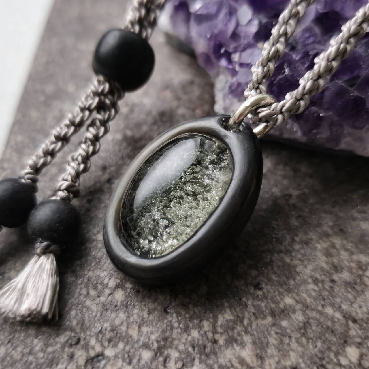 翡翠 水牛 水晶 ネックレス ブレスレット キーホルダー 八景島