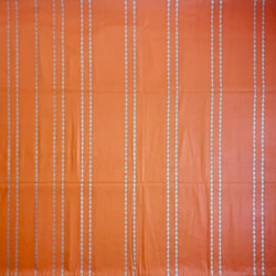 アフリカ生地  WOODIN オレンジ プレーン コットン 3枚目の画像