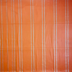 アフリカ生地  WOODIN オレンジ プレーン コットン 4枚目の画像