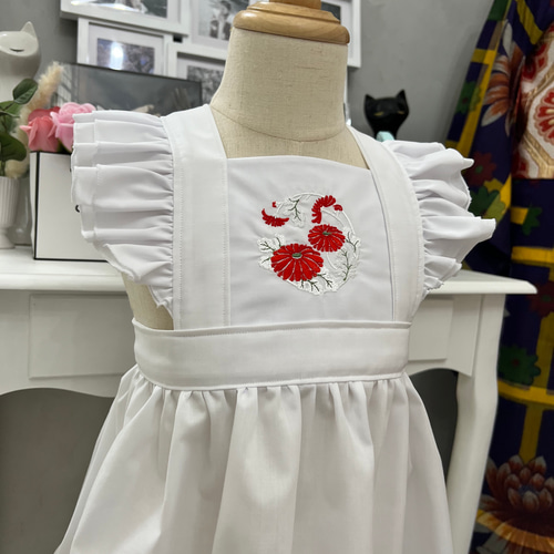 可愛い被布エプロン♡オーダー受付中♡ 子供服 月輪 通販 可愛い被布エプロン♡オーダー受付中♡ 子供服 月輪 通販